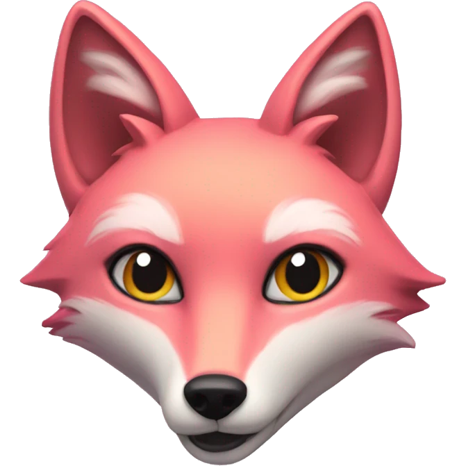 Pink fox  emoji
