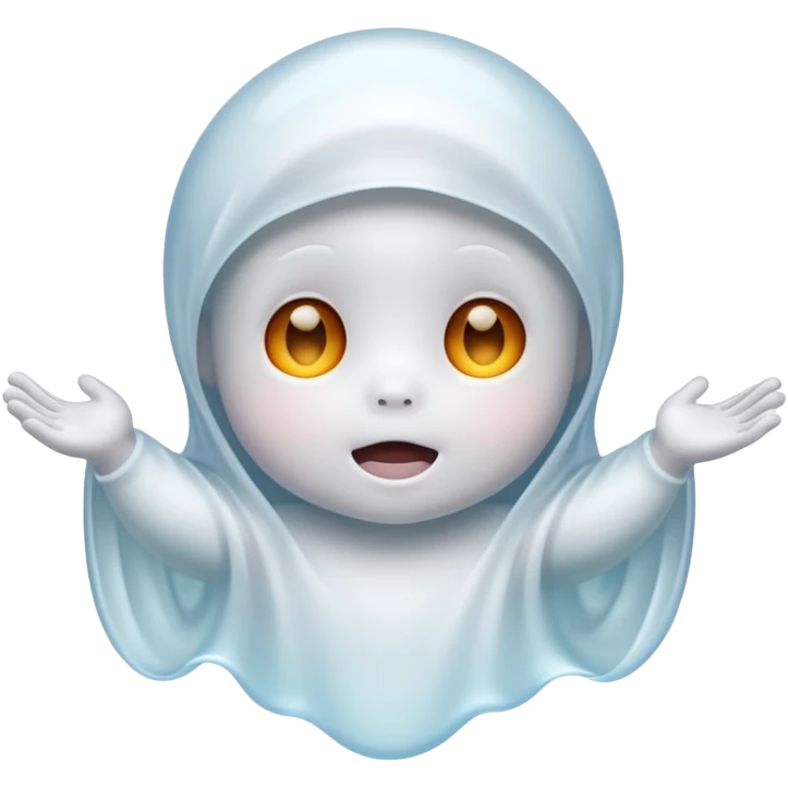 baby ghost face emoji