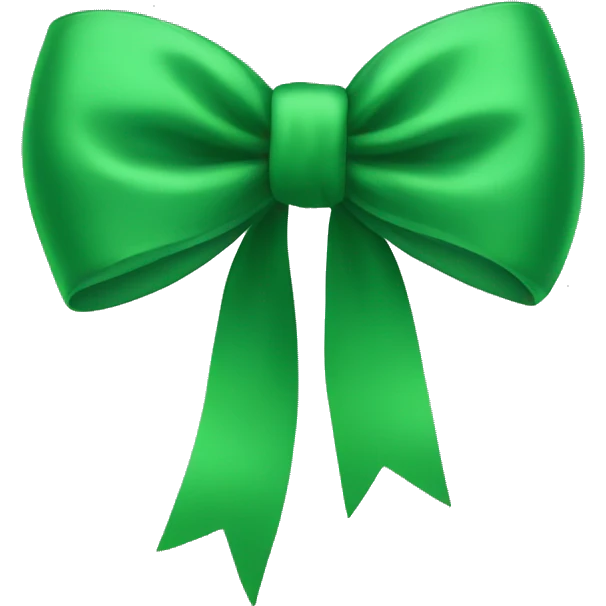 green bow emoji