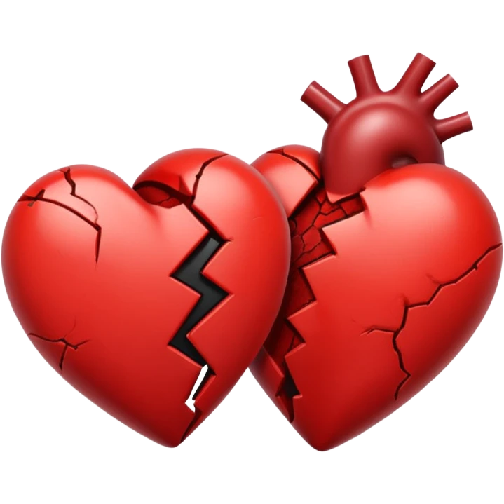 ❤️‍🩹this with 💔this emoji
