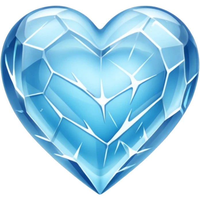 Corazón congelado emoji