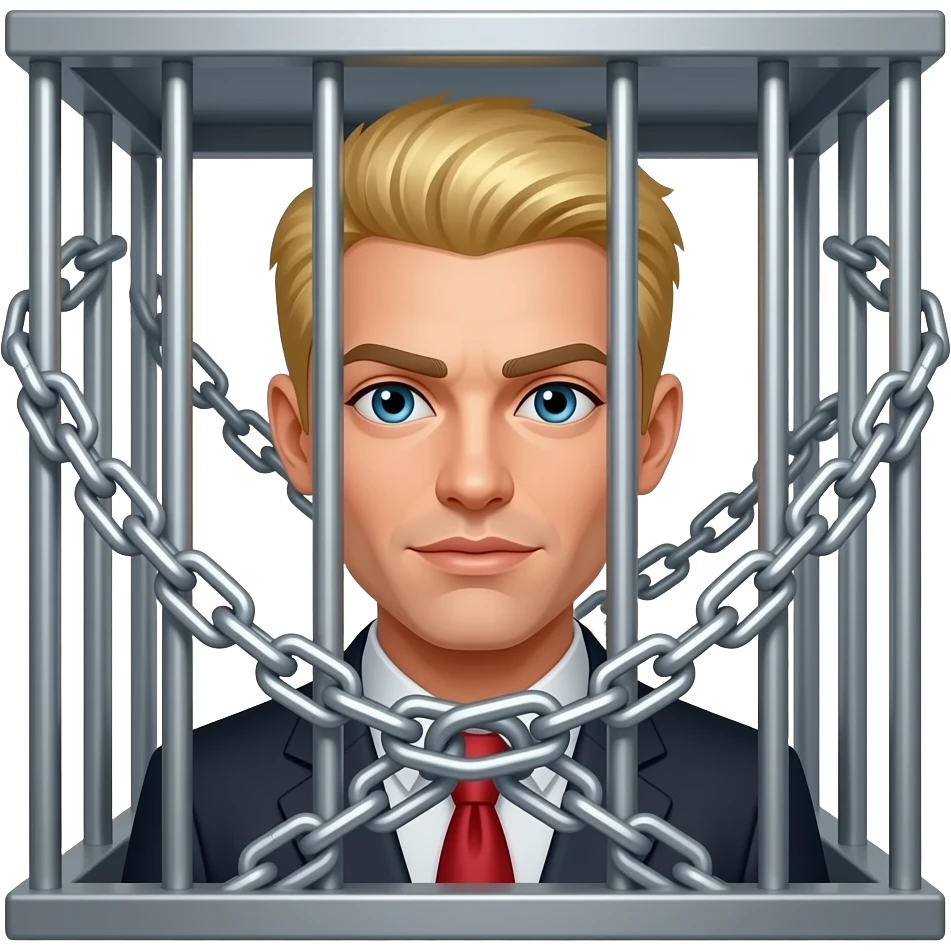 🔒+👱🏼  = gaiola ⛓️ gay emoji