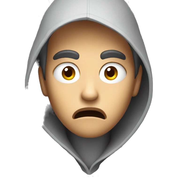 assassin scared emoji
