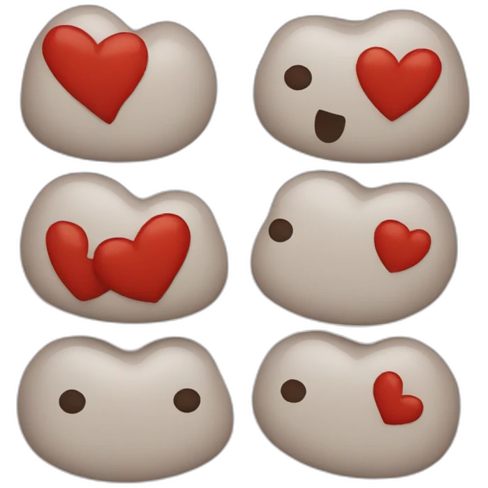 Deux coeurs brisés emoji