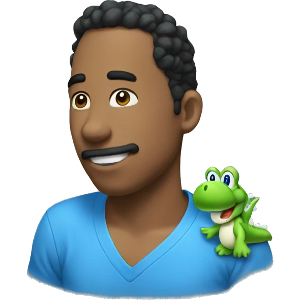 blue yoshi emoji