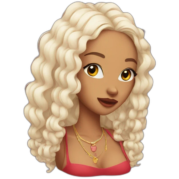 DOJA cat red emoji