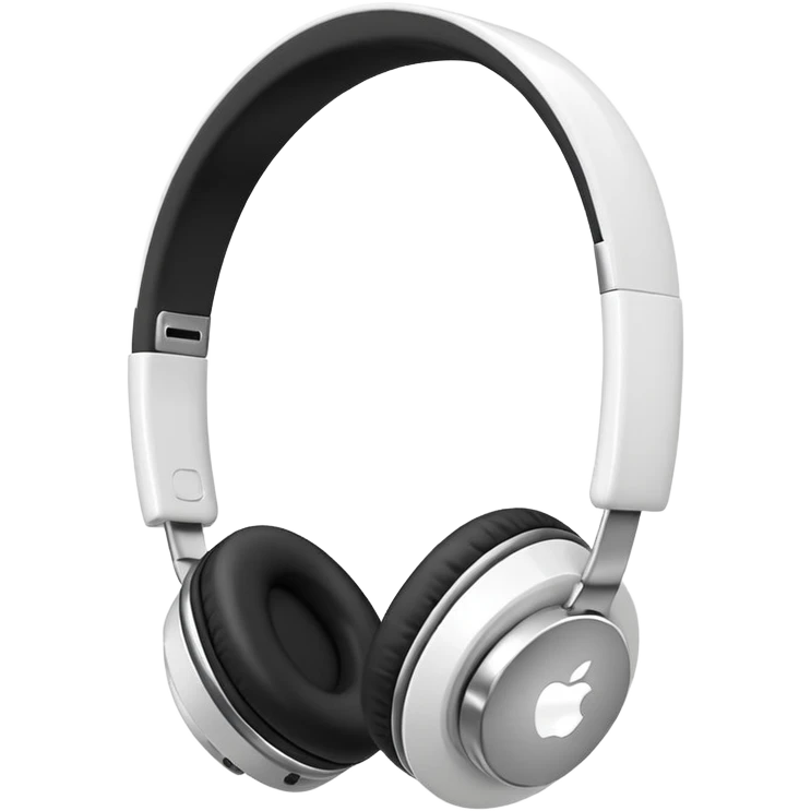 apple headphones with a weight emoji