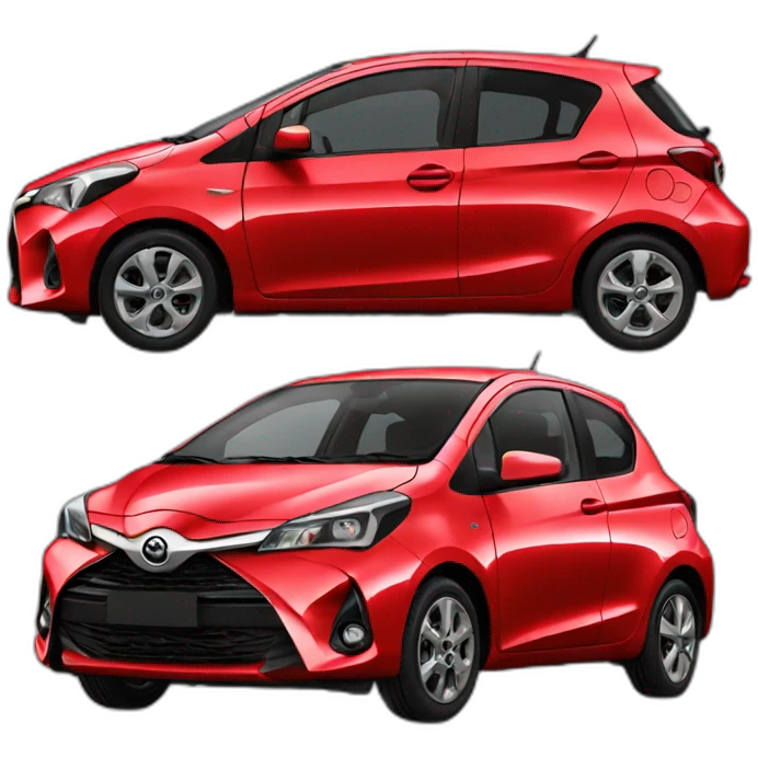 Yaris 2022 red emoji
