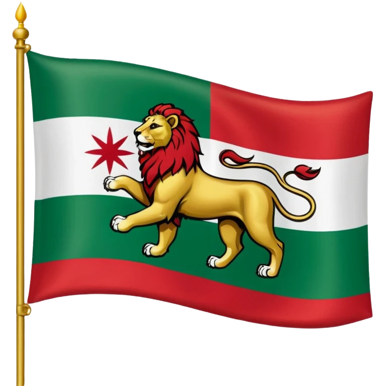 irans flag before revolution 1979 emoji