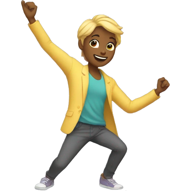 genderless dancing emoji