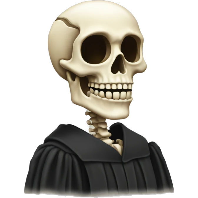 Skeleton graduates  emoji