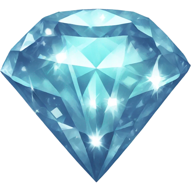 Glitter diamond emoji