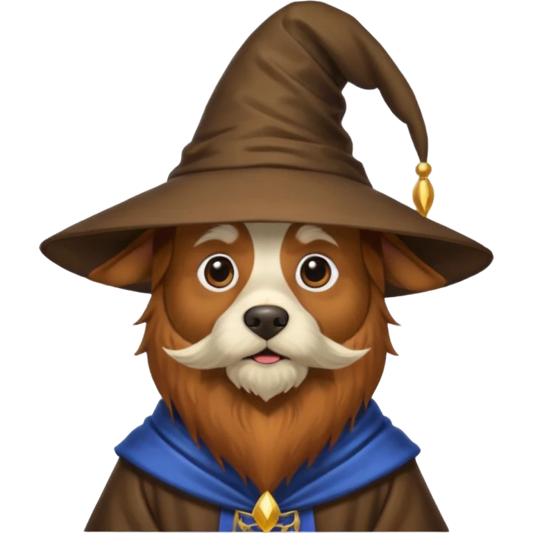 Dog wizard emoji