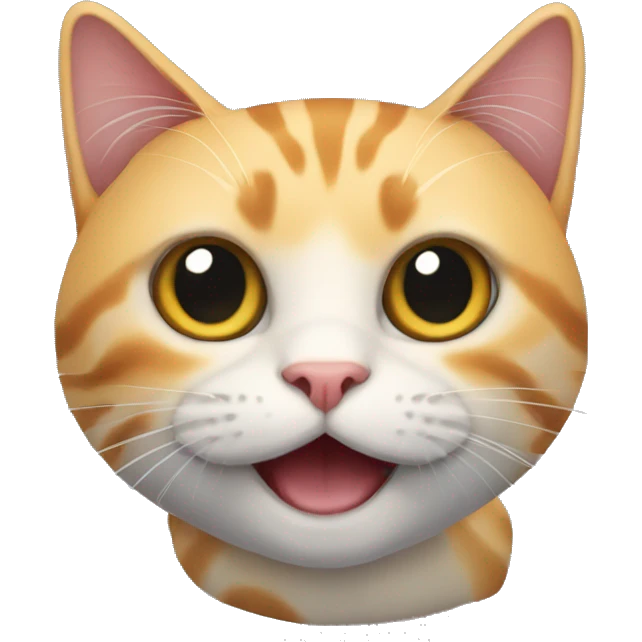 a hybrid of a cat and a fish emoji