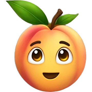 Peach emoji
