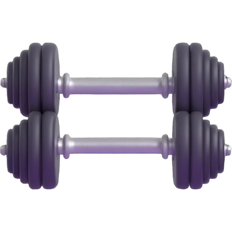 metal gym dumbbell emoji