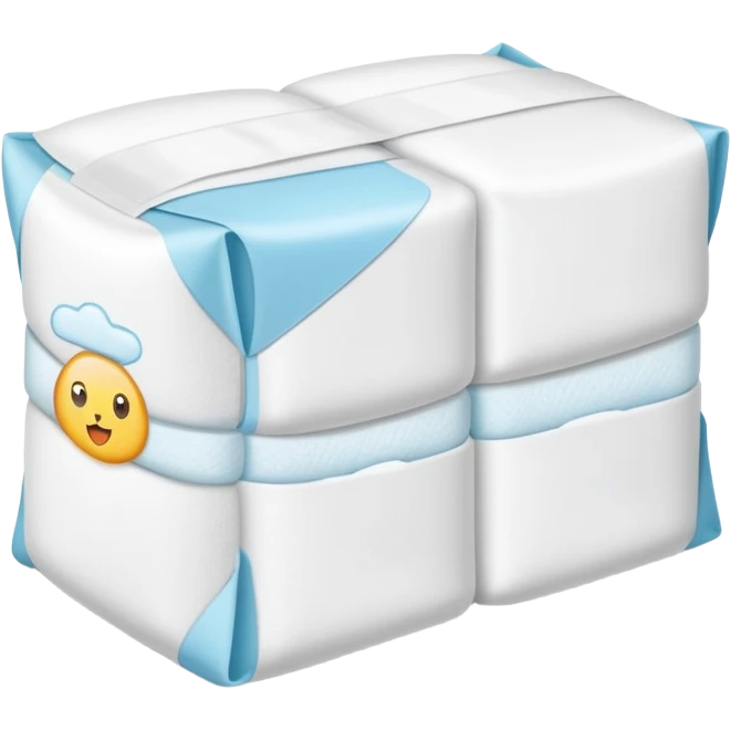 Carton diaper  emoji