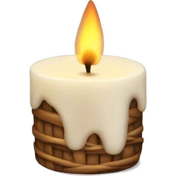 Cosy candle  emoji