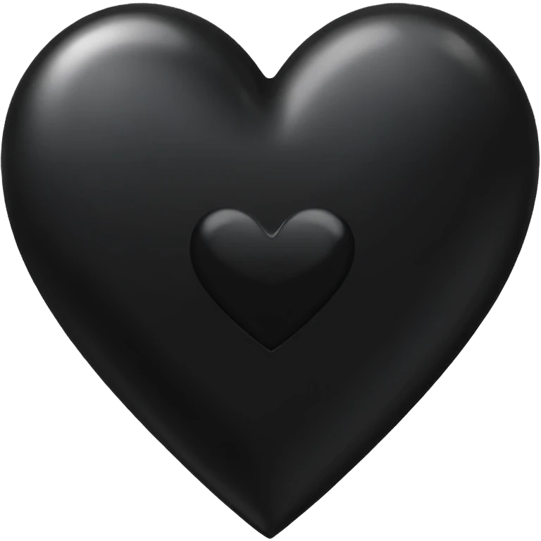 Siyah Kalp emoji