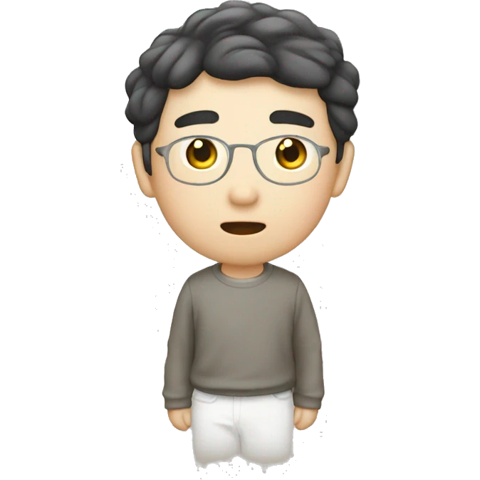 바다에 앉아있는 30대 부부 emoji