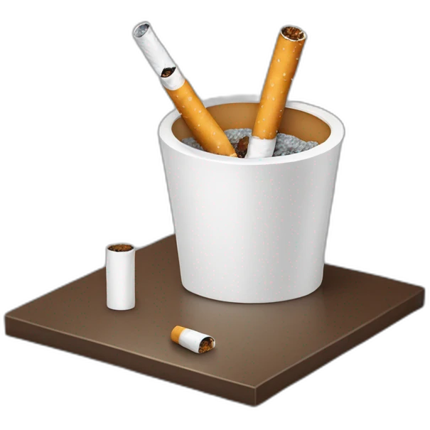 Cigarette qui est aux toilettes en buvant un café emoji