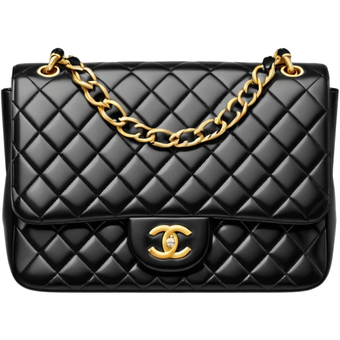 Chanel black bag emoji