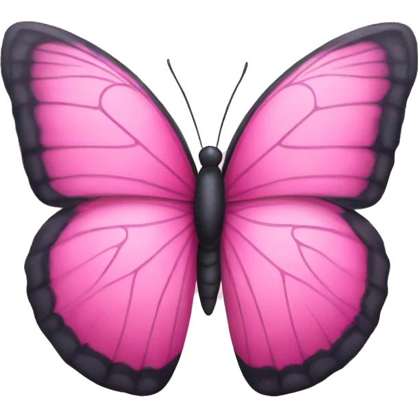 Pink butterfly  emoji