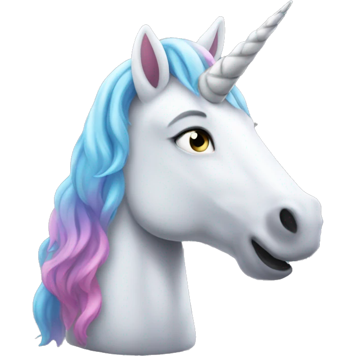 unicorn cryinf emoji