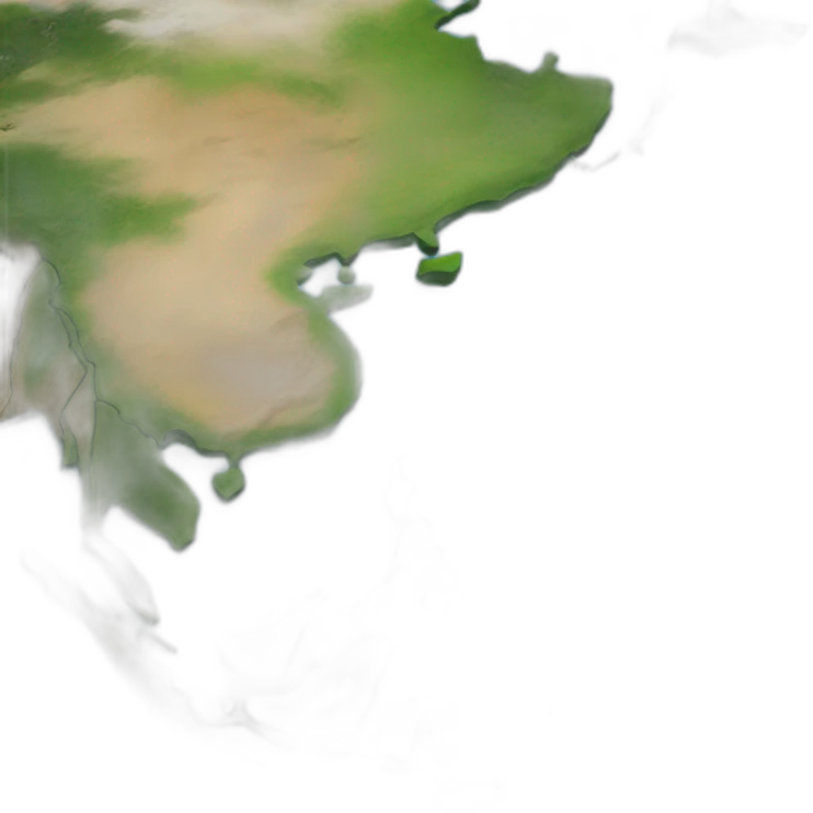 asian continent seen from earth emoji