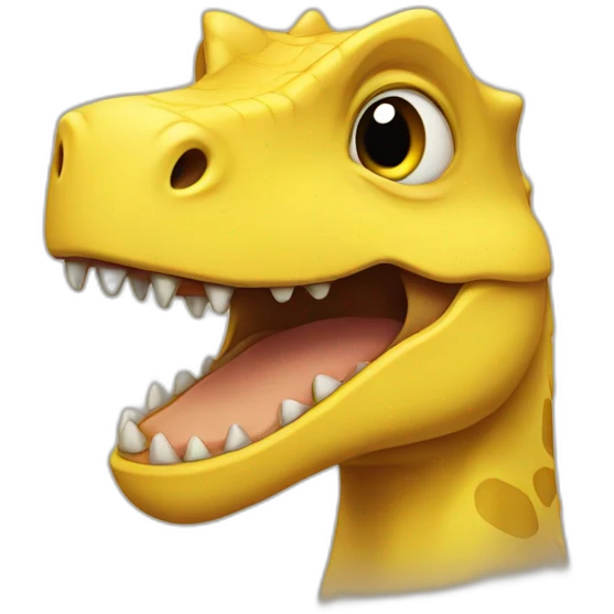 yellow dinosaur emoji