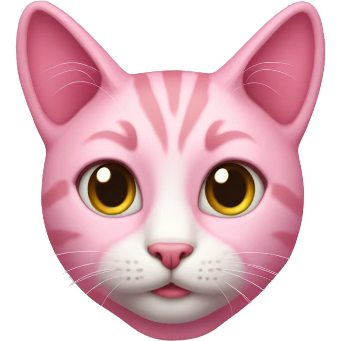 cat pink emoji