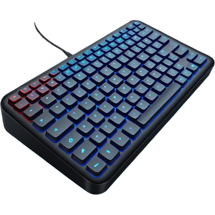 RGB keyboard emoji