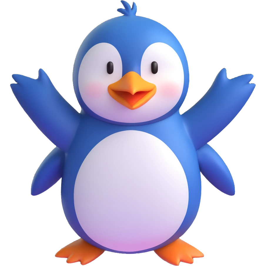 penguin doing halay dance emoji