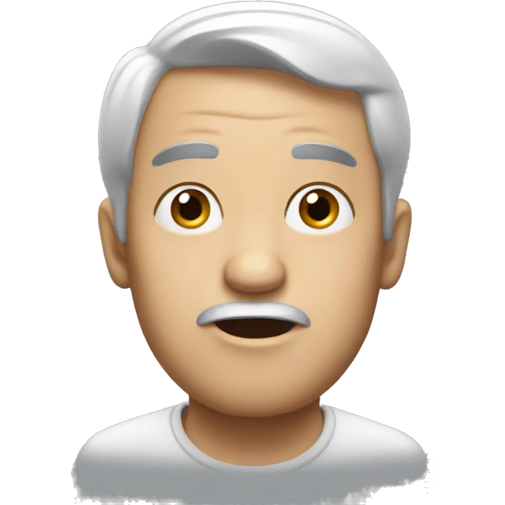 French man have a surprised  emoji