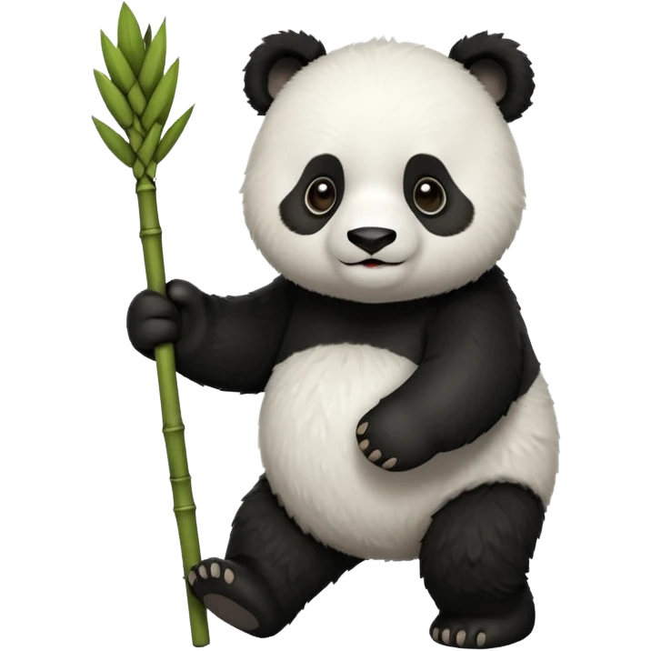PANDA WALKING WIHTOUT ANY BAMBOO STICK emoji