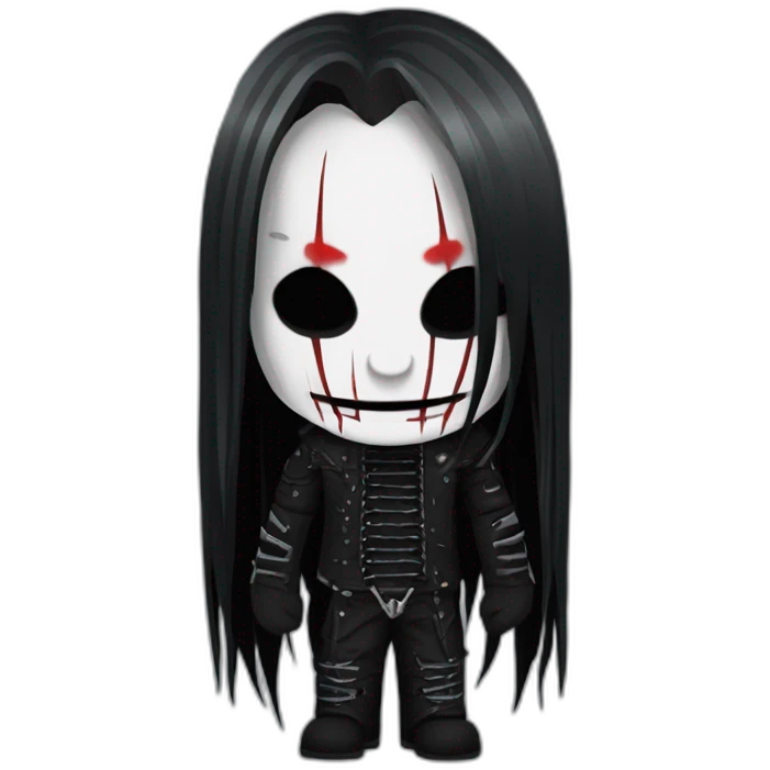 Joey Jordison Slipknot with this style : hardmetal gothic emoji