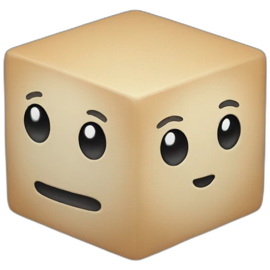 Cube emoji