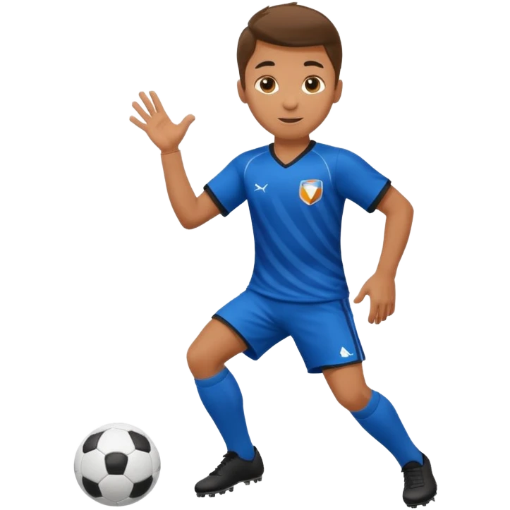 soccer player doing ball tricks emoji