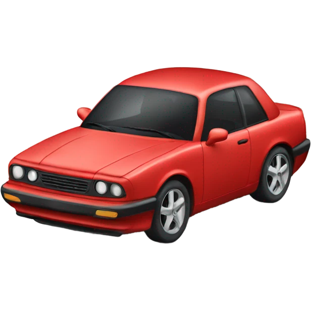 Red car emoji