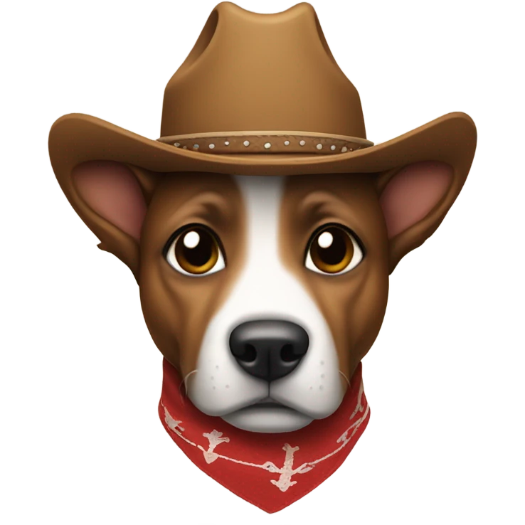 Dog dog dog dog cowboy emoji