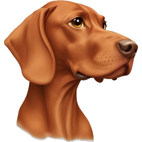 vizsla dog emoji