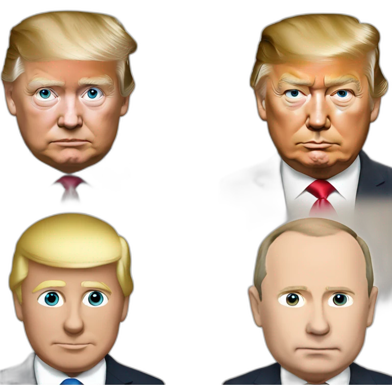 putin and trump emoji