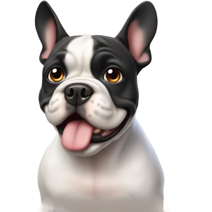 French bull dog mearl emoji