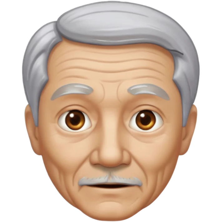 metal painted grandpa emoji