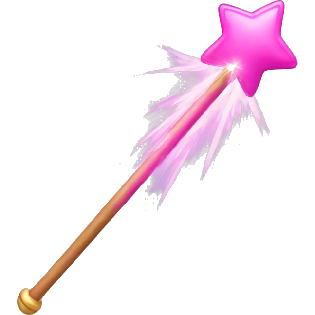 Pink Magic Wand  emoji