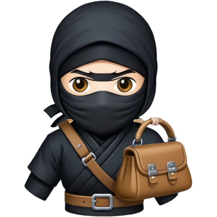 ninja with purse emoji