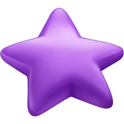 purple star 4 points emoji