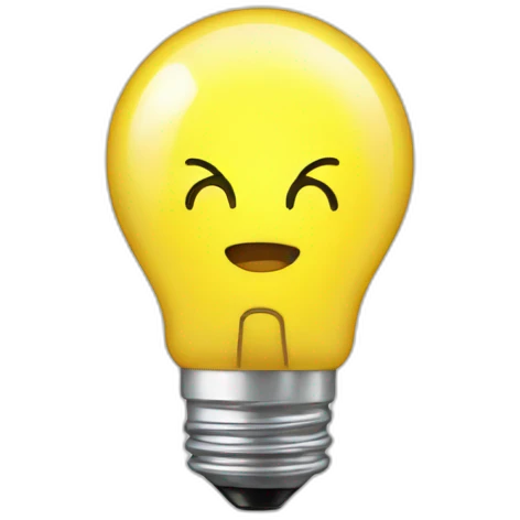 Light bulb emoji