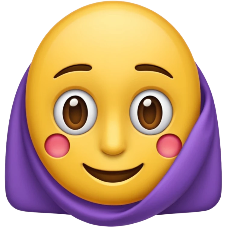 переливающееся светло-фиолетовое сердце emoji