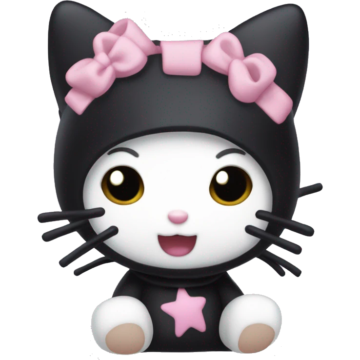 Hello kitty kuromi emoji